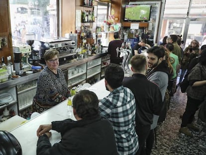 Bar El Palentino, en Madrid, en una imagen de marzo de 2018.