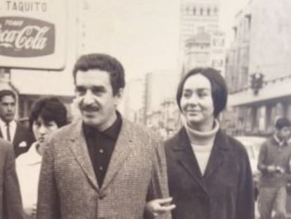 El Nobel colombiano Gabriel García Márquez y su esposa, Mercdes Barcha.