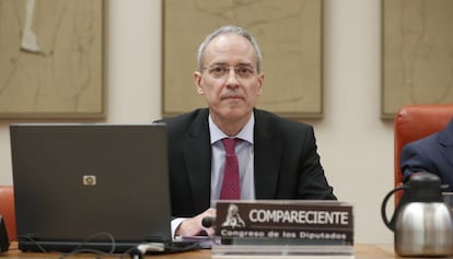 Jesus Gascon, director general de la Agencia Tributaria, en el Congreso. 