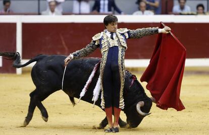 Andrés Roca Rey, en la última feria de San Sebastián, el pasado 15 de agosto.