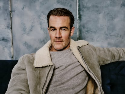 El actor James Van Der Beek durante la promoción de la película 'Bad Hair', el 24 de enero de 2020 en Park City (Estados Unidos).