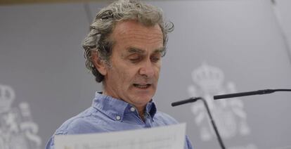 El director del Centro de Coordinación de Alertas y Emergencias Sanitarias, Fernando Simón.