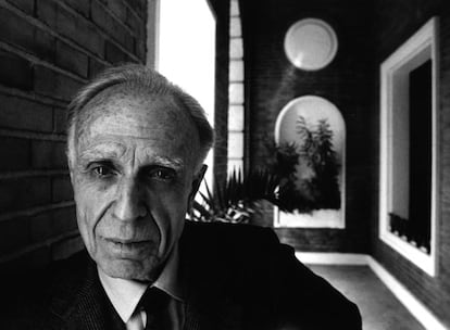 El escritor argentino Adolfo Bioy Casares, en una foto de 1990.