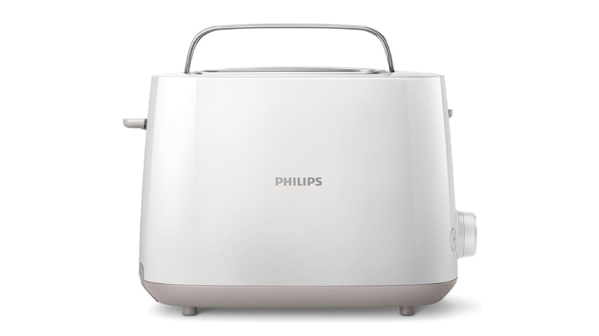 Tostadora de tamaño compacto, de Philips.