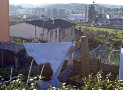 El barrio de Eirís de Abaixo, en A Coruña.