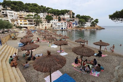 La cala Sa Tuna, a Begur, aquest estiu.