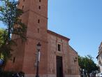 La torre de la iglesia de San Pedro Apóstol, en Barajas, que data del siglo XVI.