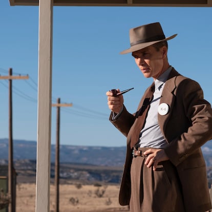 Cillian Murphy in a scene from "Oppenheimer."