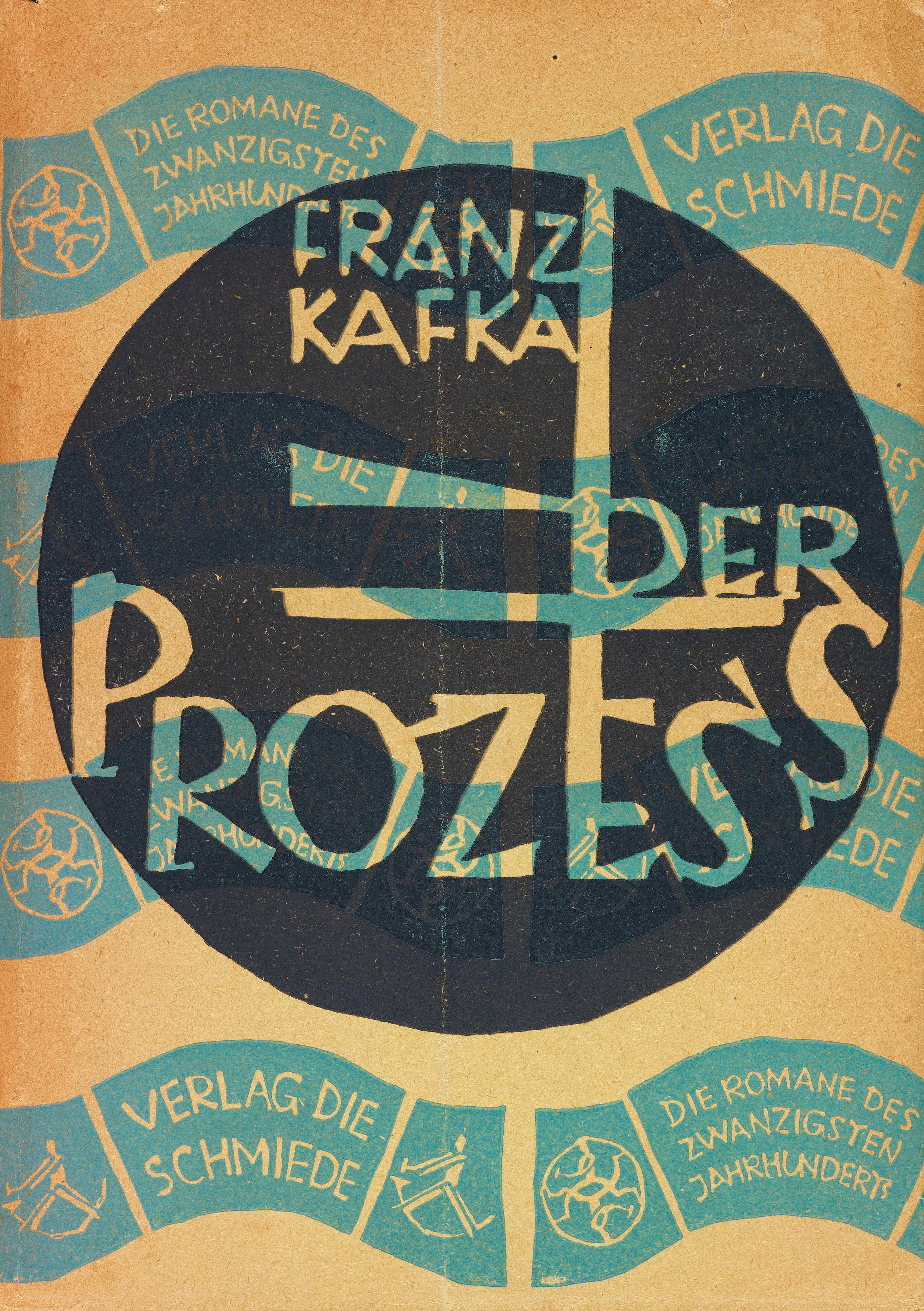 Portada de la primera edición de 'El proceso', de Franz Kafka.