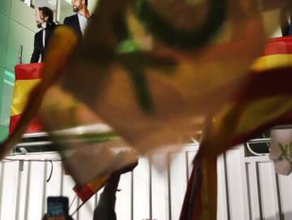 Celebración de Vox en su sede electoral, el pasado 10 de noviembre.
