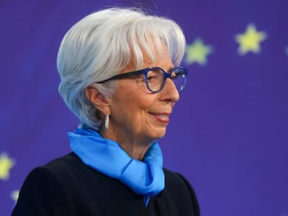 Christine Lagarde, la presidenta del BCE. 