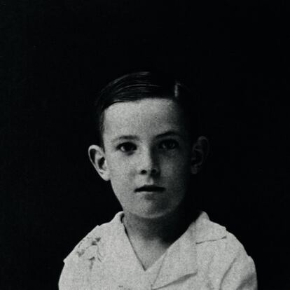 Retrato de Víctor García de la Concha, en su infancia