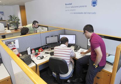 En los últimos 18 meses la consultora ha incrementado su plantilla de 65 a 90 personas. Casi todos los nuevos contratados han sido técnicos: programadores, diseñadores web y desarrolladores de apps.