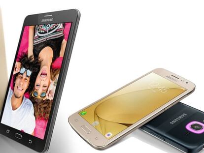 Nuevos Samsung Galaxy J Max, de 7 pulgadas, y Galaxy J2 (2016) con Smart Glow, ambos de menos de 180 euros