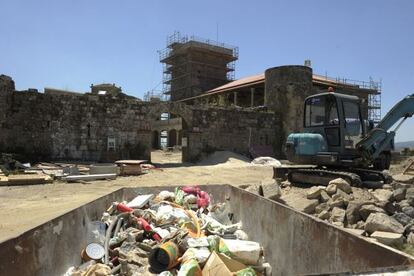 Obras de Dragados en el Castelo de Monterrei.