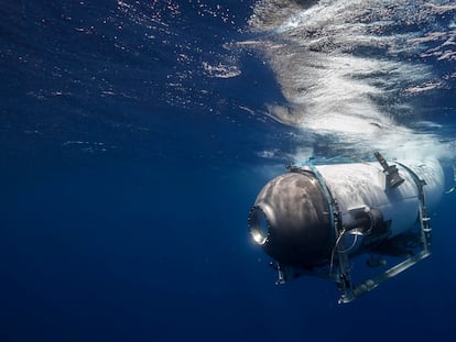 Sumergible modelo 'Titan' de OceanGate, en una imagen de la compañía.