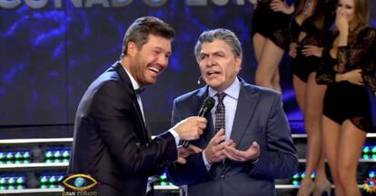 Marcelo Tinelli y el imitador de Mauricio Macri en ShowMatch.