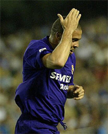 Ronaldo celebra un gol.