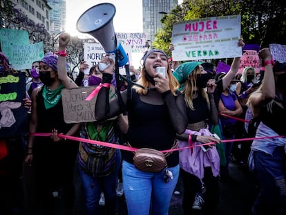 Marcha feminista, el 8 de marzo de 2022