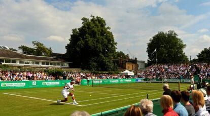 Rafael Nadal en el Hurlingham Club de Londres