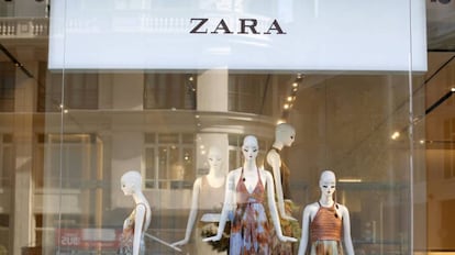 Un escaparate de Zara en Madrid.