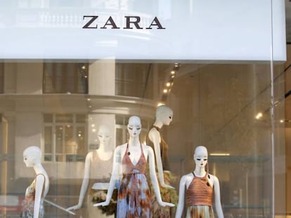 Un escaparate de Zara en Madrid.