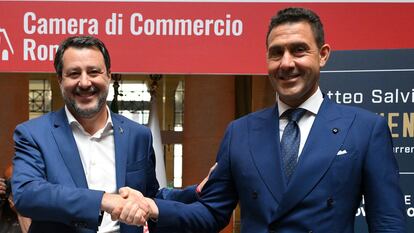 Matteo Salvini y Roberto Vannacci, el pasado martes.