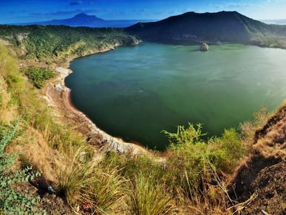 Desde 1572, se han contabilizado 33 erupciones del volcán Taal, la última en 1977.