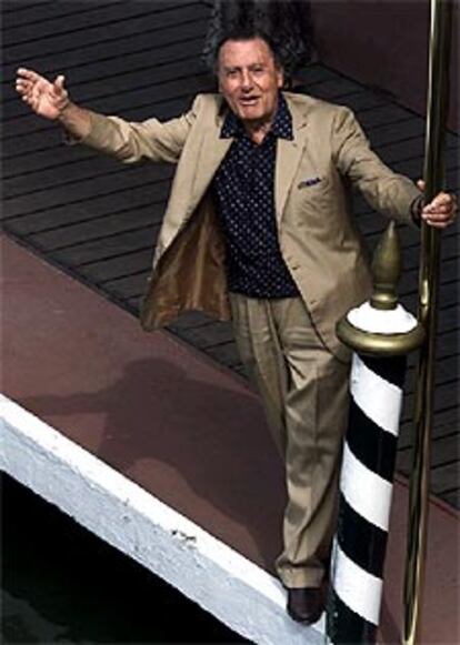 Alberto Sordi, en la Mostra de Venecia de 2001.