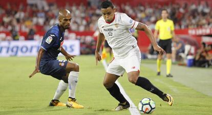 Luis Muriel durante el partido contra el Espanyol.