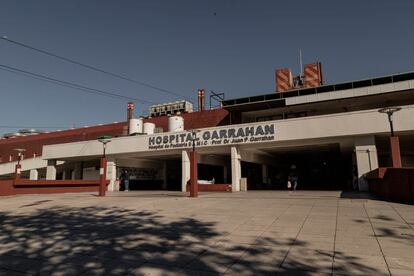 El Hospital de niños el Garrahan cuenta únicamente con atención esencial durante el paro nacional.