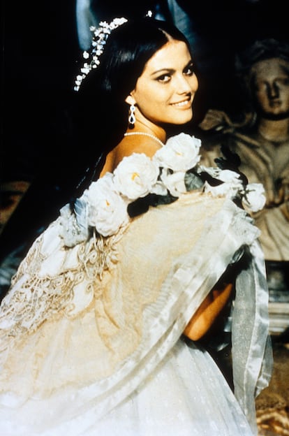 Claudia Cardinale en el plató de 'El Gatopardo' (1963), de Luchino Visconti, una de las referencias históricas de Dolce & Gabbana,