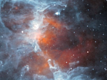 El observatorio espacial ISO de la ESA reveló cómo nacen las estrellas entre masas gigantes de gas y polvo frío, como la nebulosa del Águila.