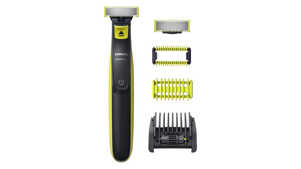 Afeitadora Philips One Blade para cara y cuerpo (hombre), con cabezales de recambio.