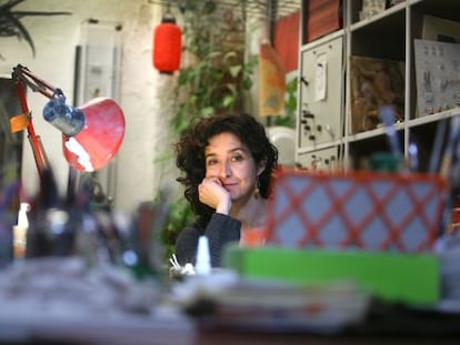 Anna Sanchis és feliç en el seu refugi russafer.