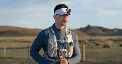 Uso de la cámara de acción DJI lanza Osmo Nano al correr