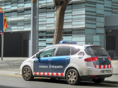 Una patrulla de la policia catalana.