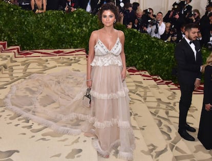 Selena Gomez en la gala del Met, el pasado 7 de mayo en Nueva York. 