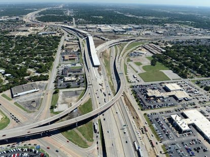 Ampliaci&oacute;n de la autopista North Tarrant Express, en Dallas (EE UU).