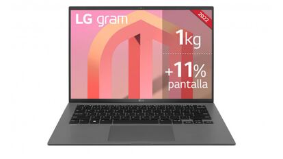 Portátil ultraligero LG Gram con 32 GB de RAM
