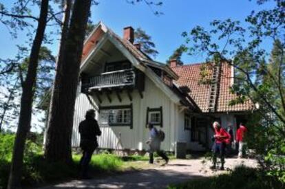 La casa Ainola, donde vivió Sibelius con su familia junto al lago Tuusula, en Finlandia, se puede visitar.