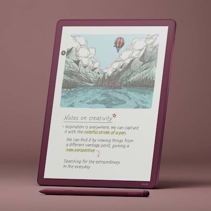 Nuevo libro electrónico Kindle Scribe Colorsoft de Amazon