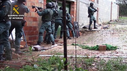 Photo from the operation provided by the Civil Guard.