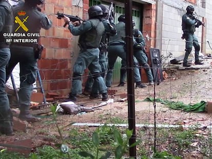 Photo from the operation provided by the Civil Guard.