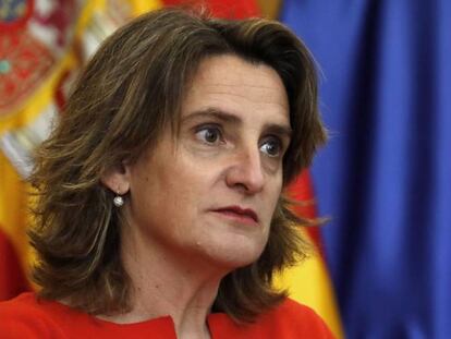 La vicepresidenta cuarta del Gobierno y responsable de la desescalada, Teresa Ribera.