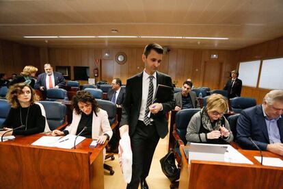 Comparecencia del candidato a director general de Telemadrid, José Pablo Lopez Sanchez, en la Comisión de Control en la Asamblea de Madrid.