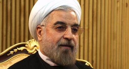El presidente iran&iacute;, en Teher&aacute;n.