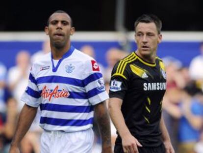 Terry, junto a Anton Ferdinand, durante un partido disputado el pasado 15 de septiembre