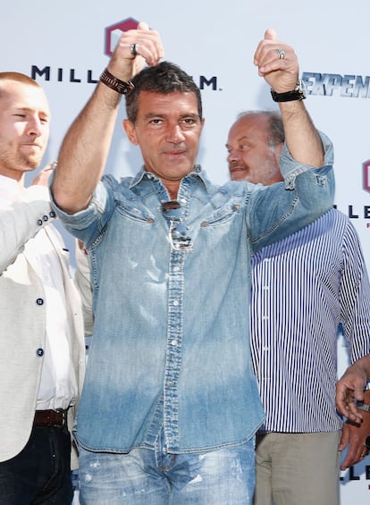 Antonio Banderas, otro de los rostros españoles que pasean estos días por el festival de cine.