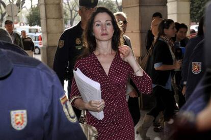 ERE case judge, Mercedes Alaya, at the Seville courthouse.